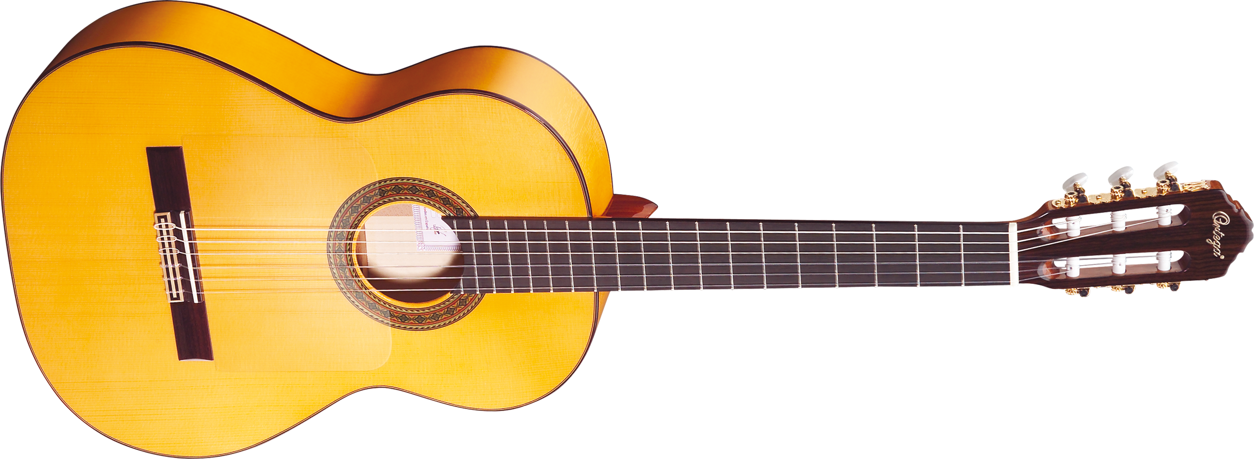 Guitar Clipart Transparent Background Pencil And In - Flamenco Guitar Png (2500x917)