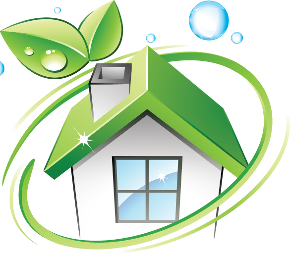 House Cleaning Logo Ideas - Reduce Reuse Recycle At Home (585x513)