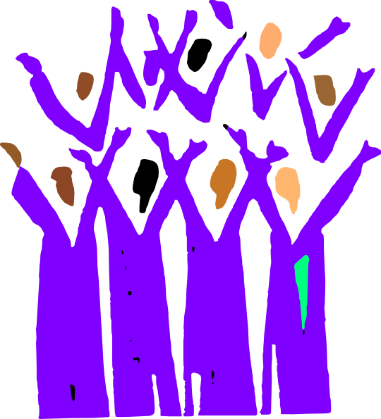 Gospel Choir Clip Art - Gospel Choir Clipart (540x595)