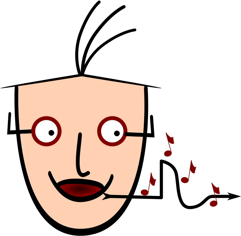 Free Singing Vectors - Intonation Png (800x800)