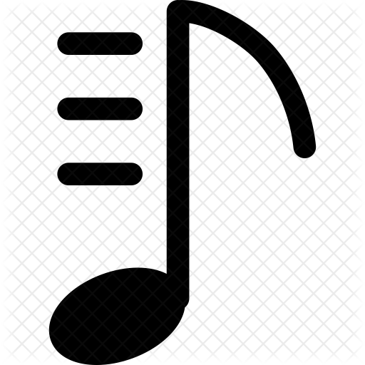 Musical Eight Note Icon - Number (512x512)
