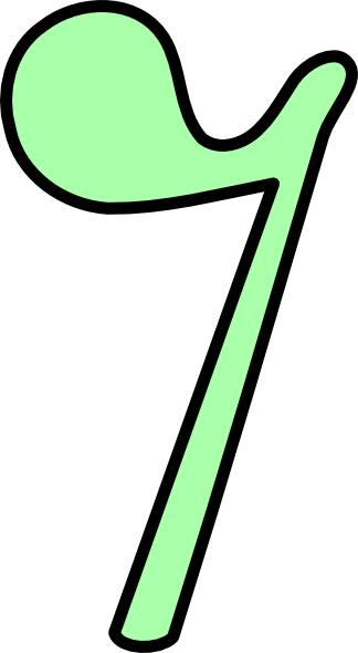 This Free Clip Arts Design Of Eighth Rest - Clip Art (324x590)