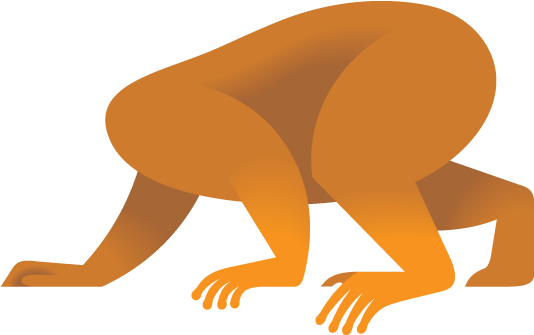 Howler Monkey Clipart Squirrel Monkey Clipart - Body Of A Monkey (700x530)