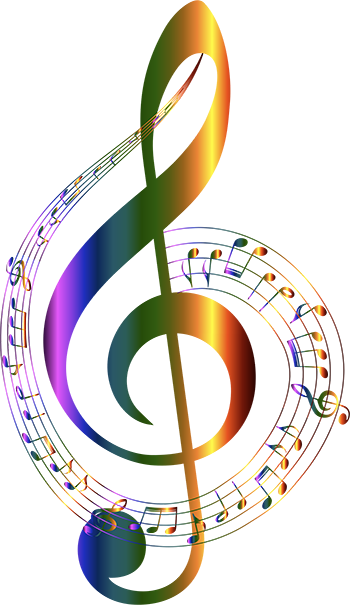 Distinguished Artists Concert And Lecture Series - Transparent Background Music Notes (350x605)