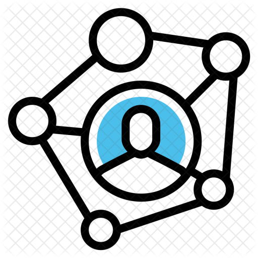 Business, Man, Connection, Linking, Partnership, Node, - Social Engagement Icon Png (512x512)