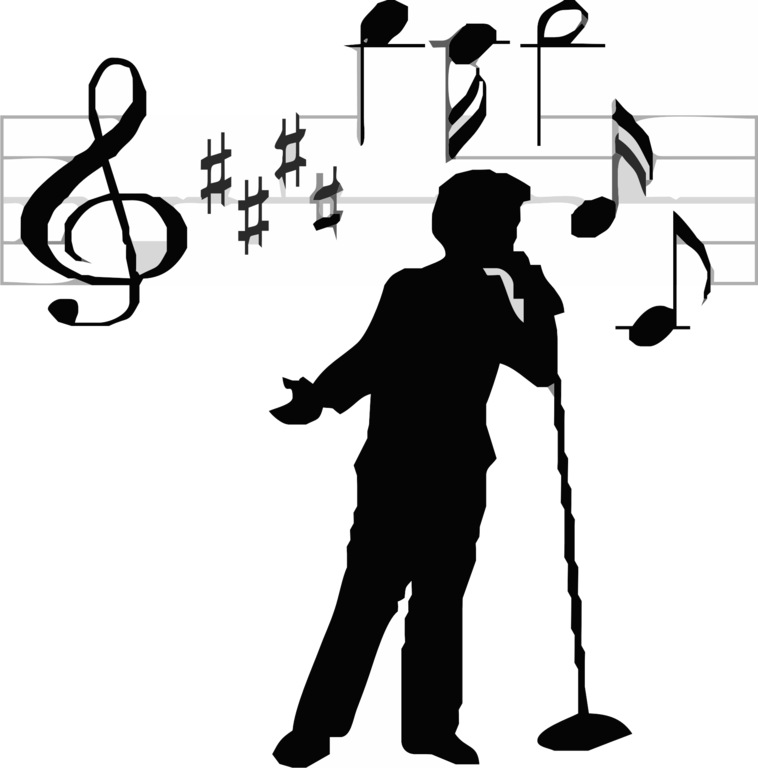 Singer Icon Transparent - Singing Images Png (758x768)