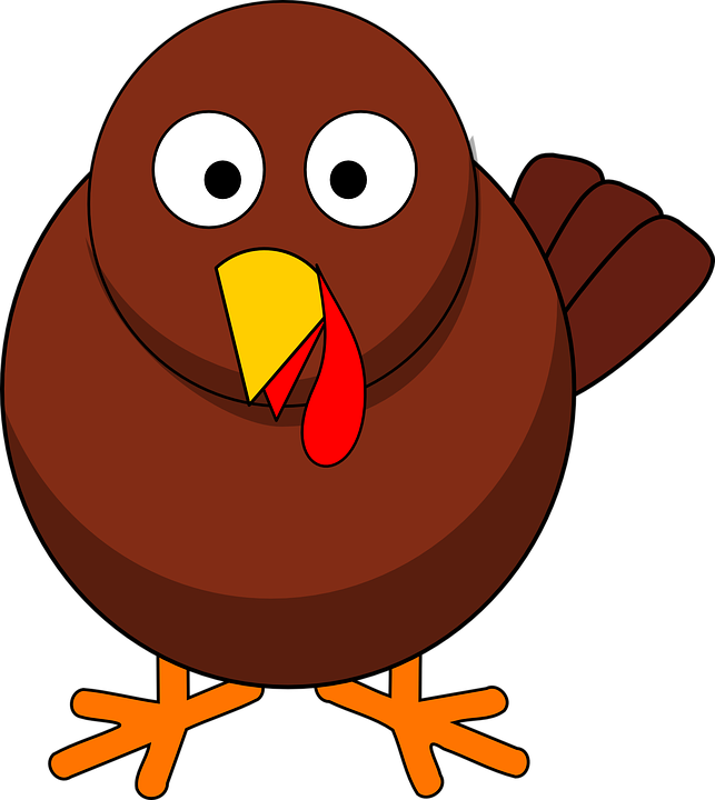 Angry Bird Clipart 21, - Turkey Clip Art (643x720)