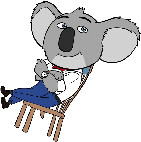 Buster Buster Leaning Back In Chair - Buster Buster Leaning Back In Chair (544x550)