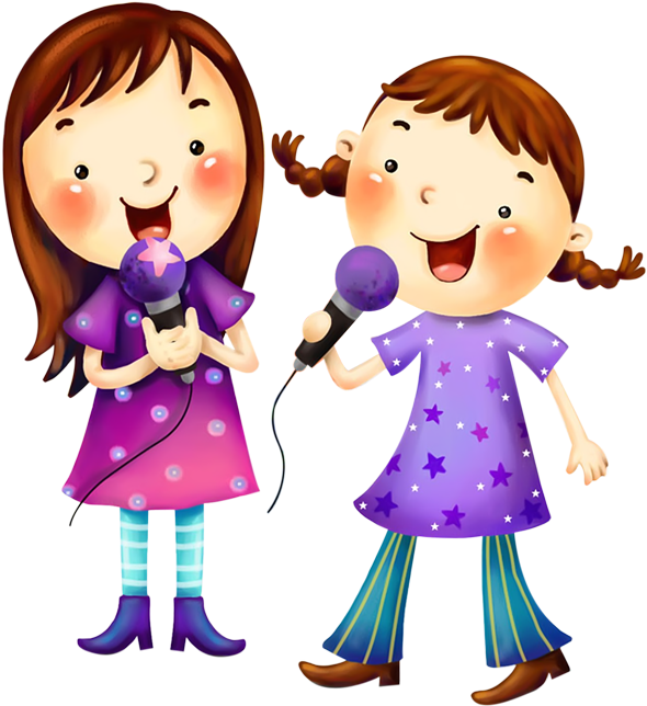 Cartoon Childrens Song Youtube Clip Art - Cartoon Pictures Children Singing (939x688)