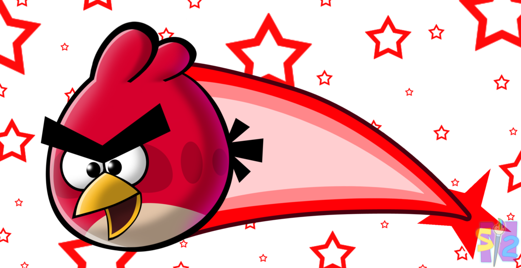 How To Draw Red Angry Bird Step By Step Amp Easy Video - Angry Birds Red Drawing (1024x527)