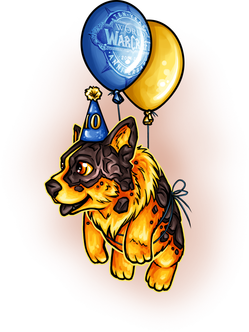 World Of Warcraft Clipart Nice Guy - World Of Warcraft Molten Corgi (800x1066)