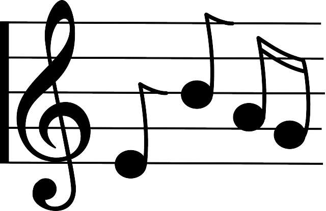 Music Staff Clip Art N23nnw Clipart - G Treble Clef Png (640x416)