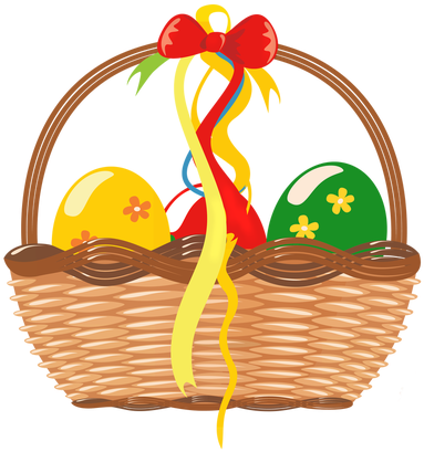Easter Busket Png (391x420)
