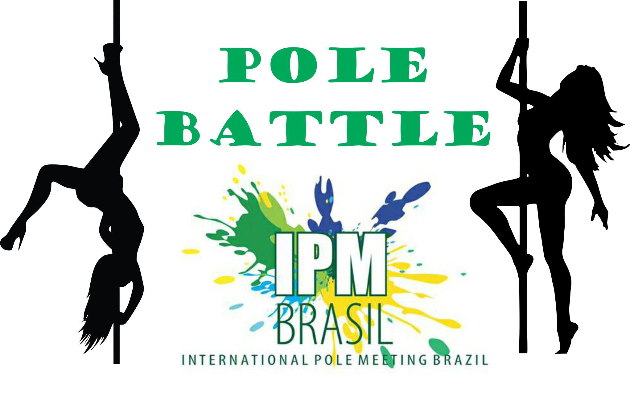 Battle - Pole Dancing Black And White Cartoon (2043x1286)