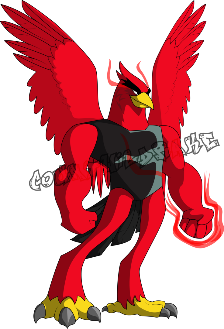 Angry Birds Red Antropomorphic By Countwildrake - Red Angry Birds Fan Art (737x1083)