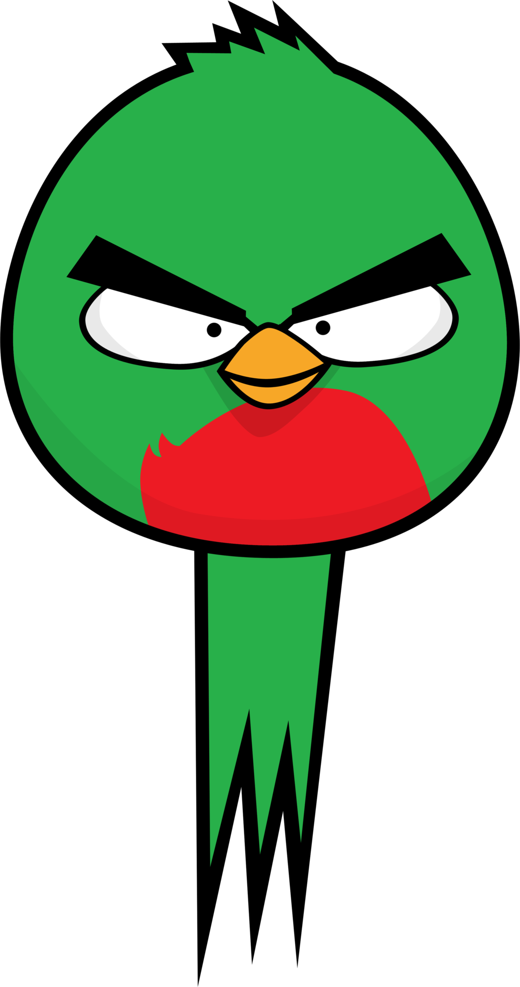 Angry Bird Quetzal By Perrito-gatito - Quetzal Angry Birds (1024x1944)