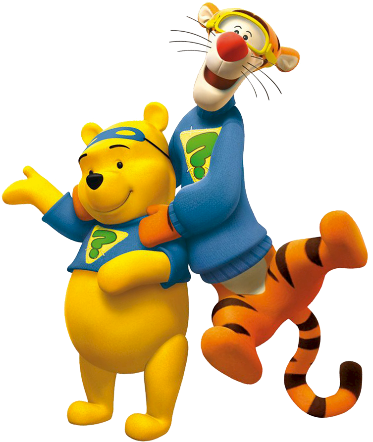 Friends Gang, Pooh & Tigger - My Friends Tigger And Pooh Tigger (764x908)