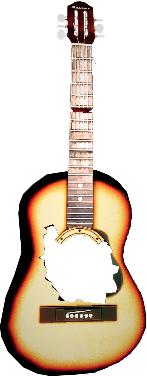 Image - Broken Guitar Png (484x1238)