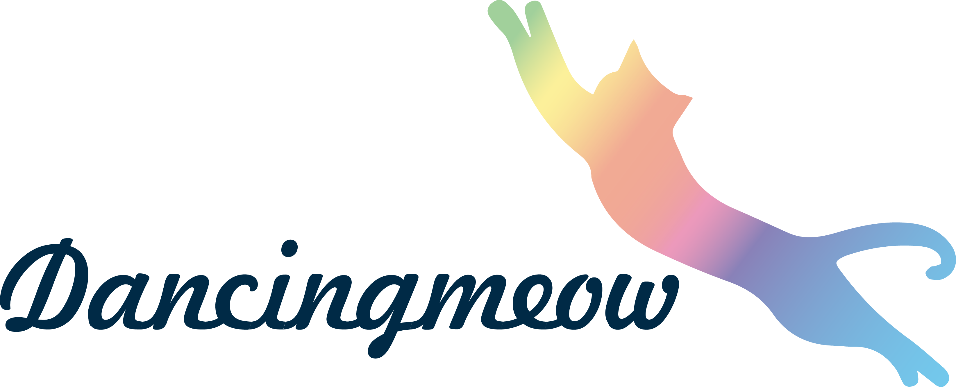Dancingmeow Logo Dancingmeow Logo Dancingmeow Logo - Graphic Design (3289x1332)