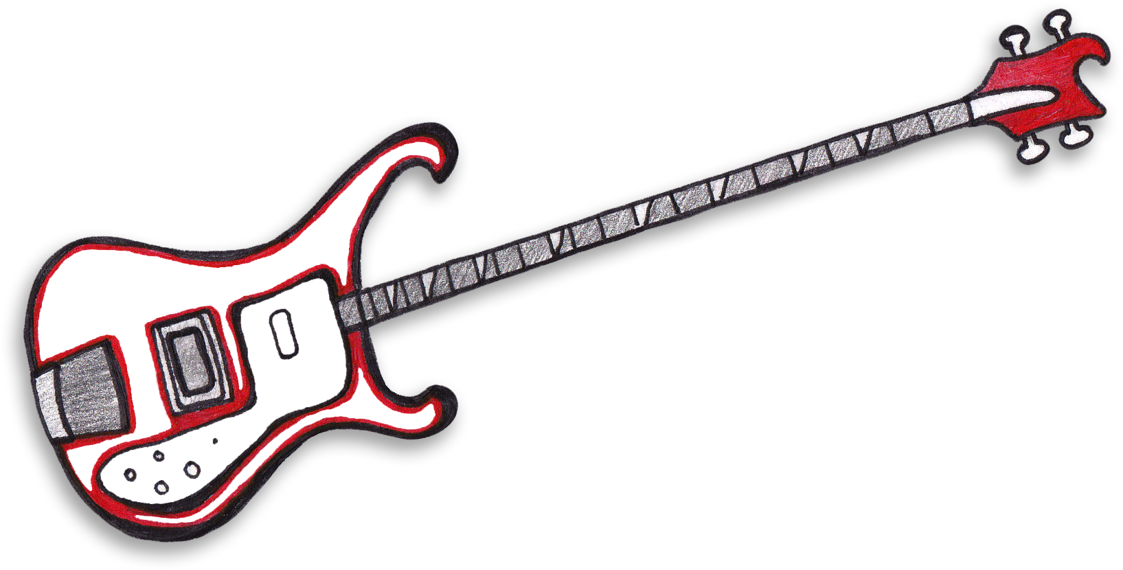 Scott Pilgrim Guitar Png (1770x880)