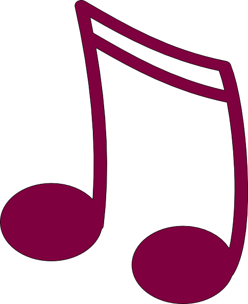 Eighteth Note Clip Art - Music (486x597)