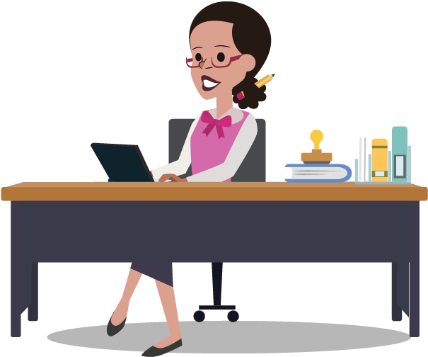 Virtual Receptionists For Accountants And Accounting - Accountants At Work Clipart (674x526)