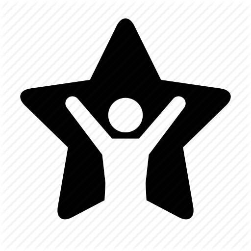 Products Services Red Carpet Express - Person Star Icon Png (512x512)