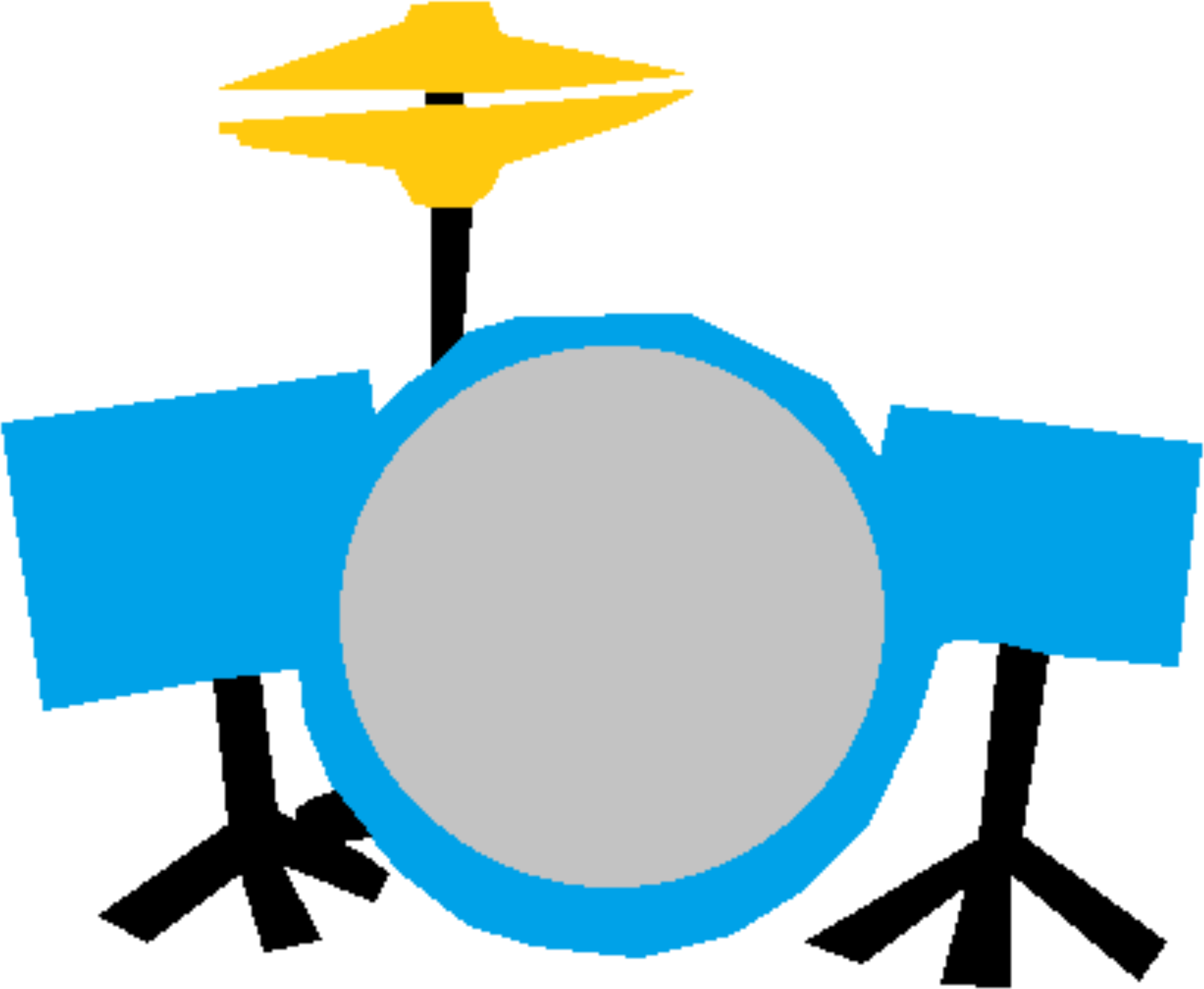 Medium Image - Drum Set Clipart (913x750)