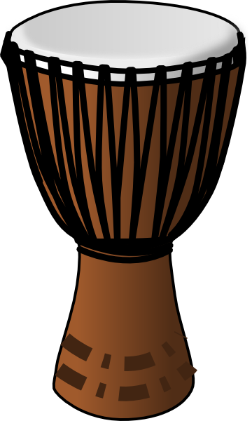 Djembe Clipart (360x600)