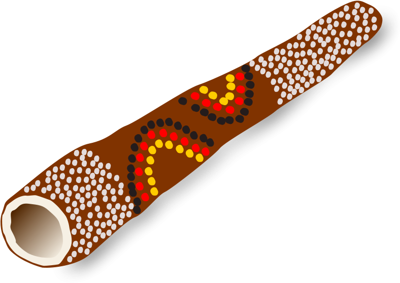 Didgeridoo, Australian Traditional Music Instrument - Didgeridoo Clipart (800x573)