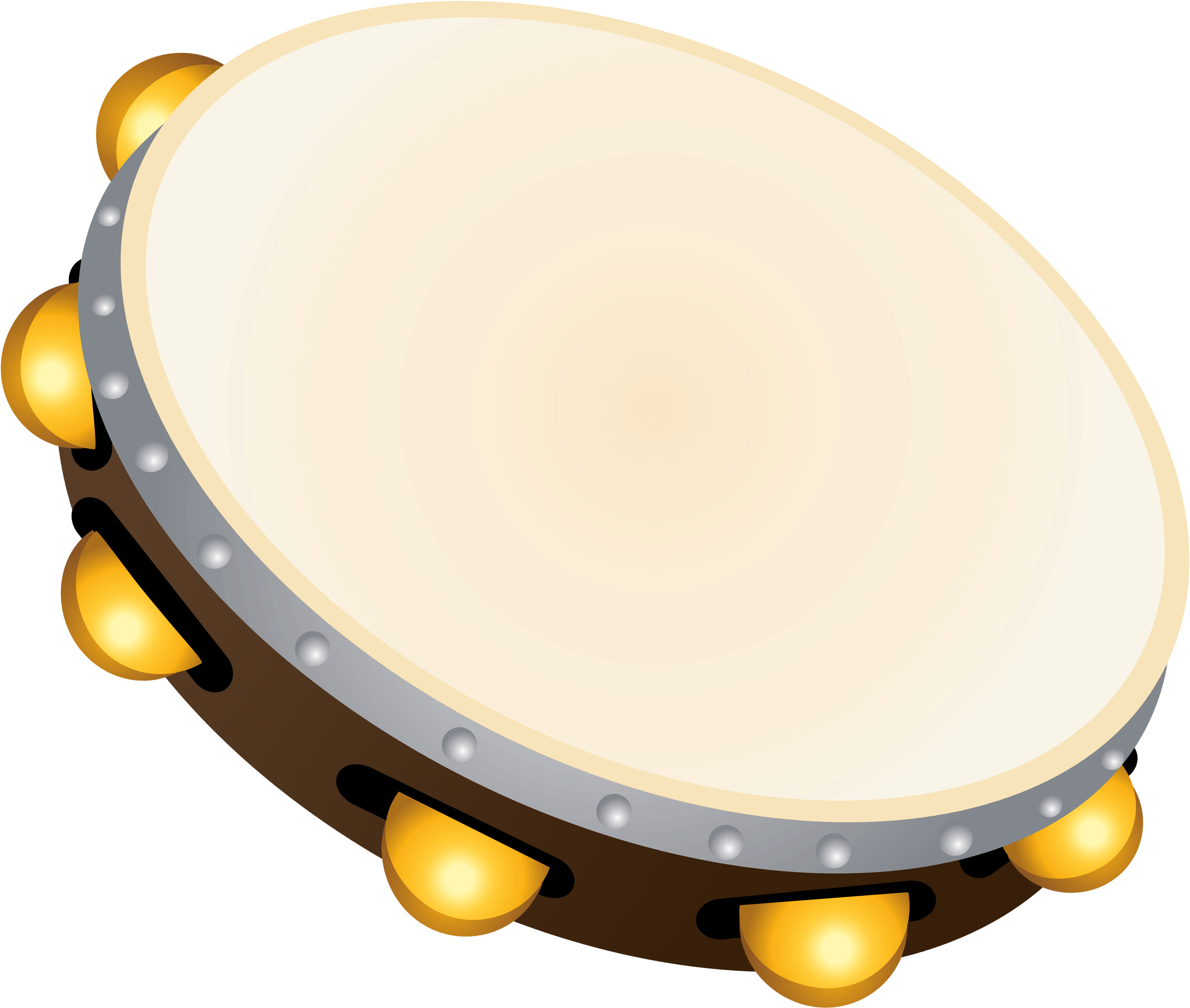 Tambourine Clip Art Tambourine Clipart Transparent (3352x2892) Png