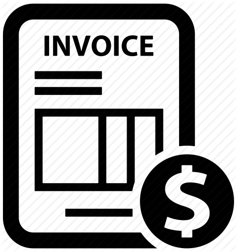 23 Feb - Invoice Clipart Black And White (483x512)