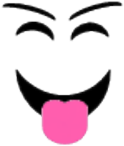 Tongue Face - Roblox Prankster Face Code (420x420)