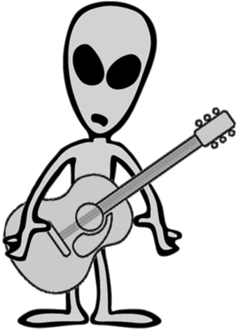 The Contenders Plus Special Guests From The Lewes Music - Alien Clipart (400x600)