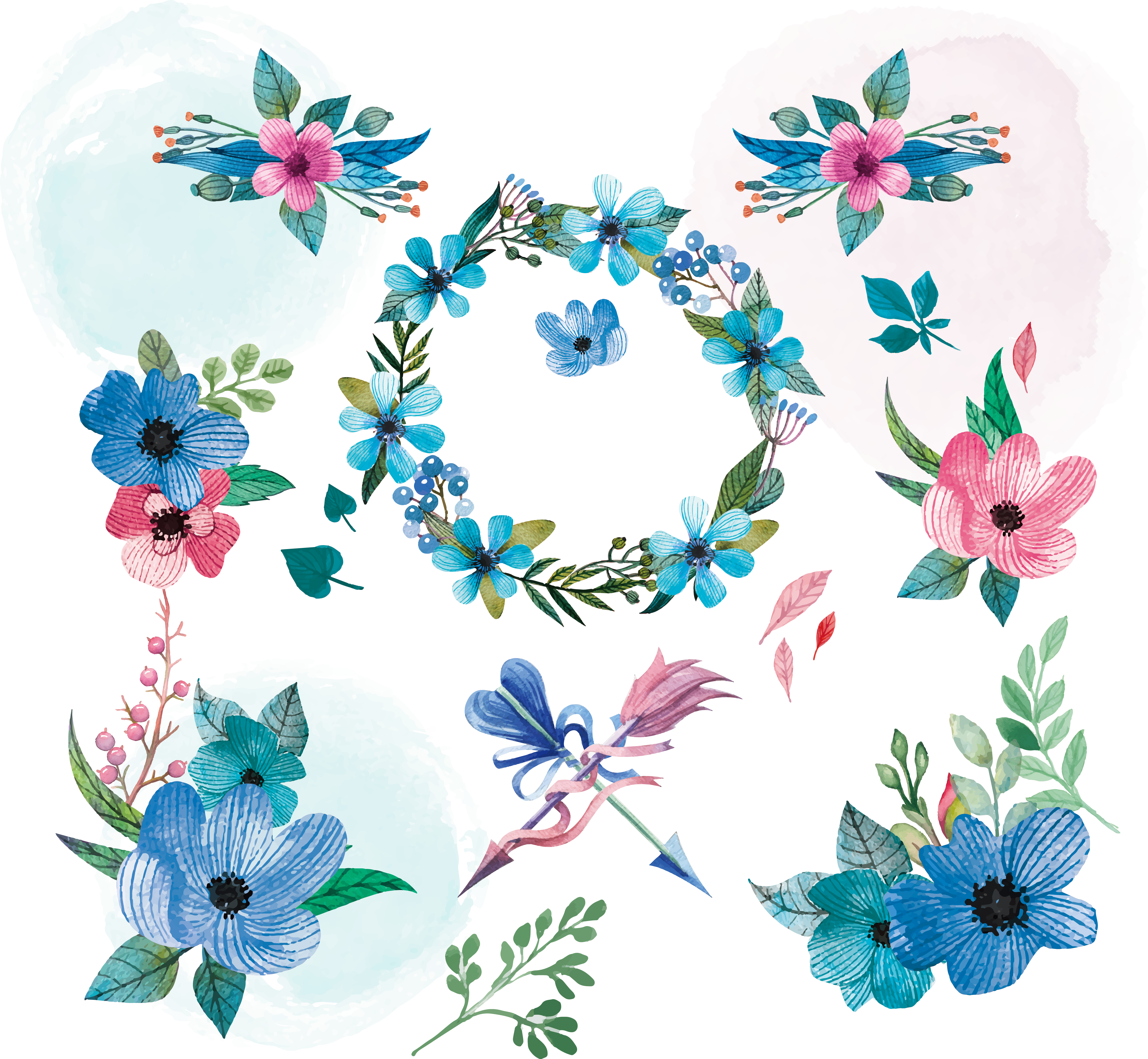 Flower Floral Design Clip Art - Clip Art (4076x3761)