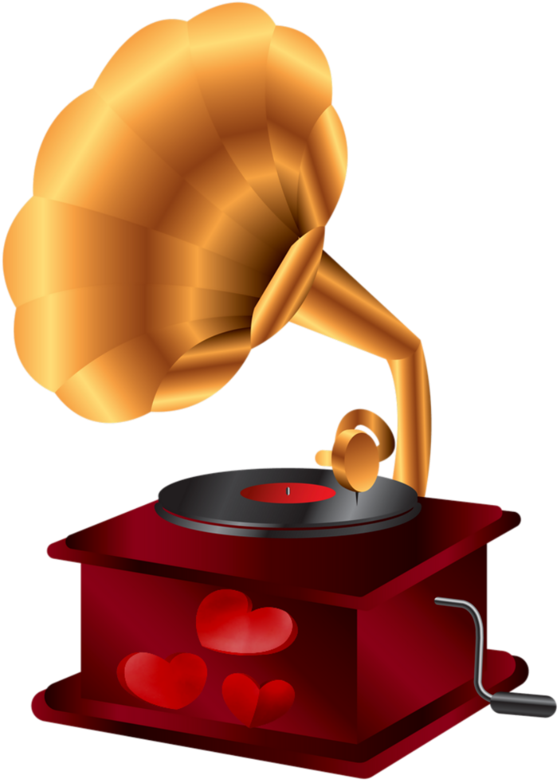 Instrument,musique,tube - Cartoon Phonograph (595x800)