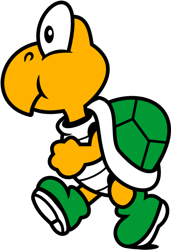 Boo - Koopa Troopa Clip Art (671x880)