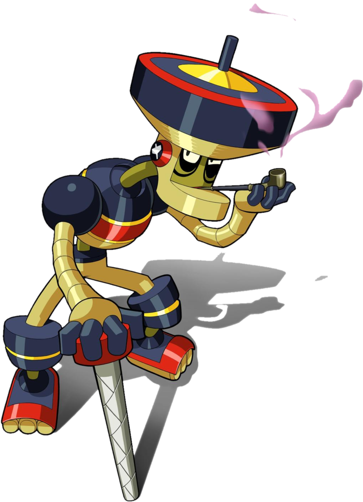 Topman Vs Blade - Topman Megaman (714x1024)