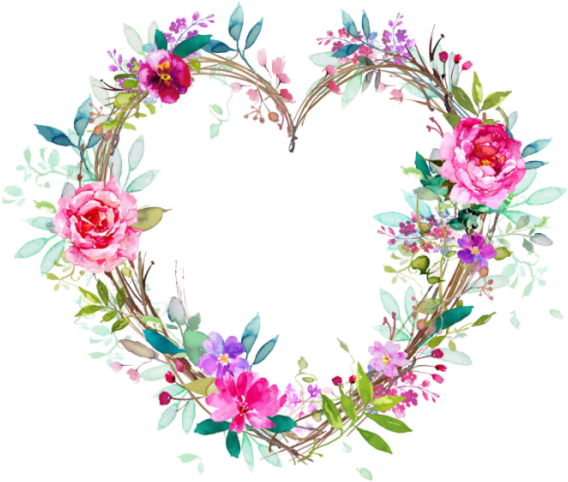 Pressed Flower Craft Wreath Watercolor Painting Clip - Pressed Flower Craft Wreath Watercolor Painting Clip (600x600)