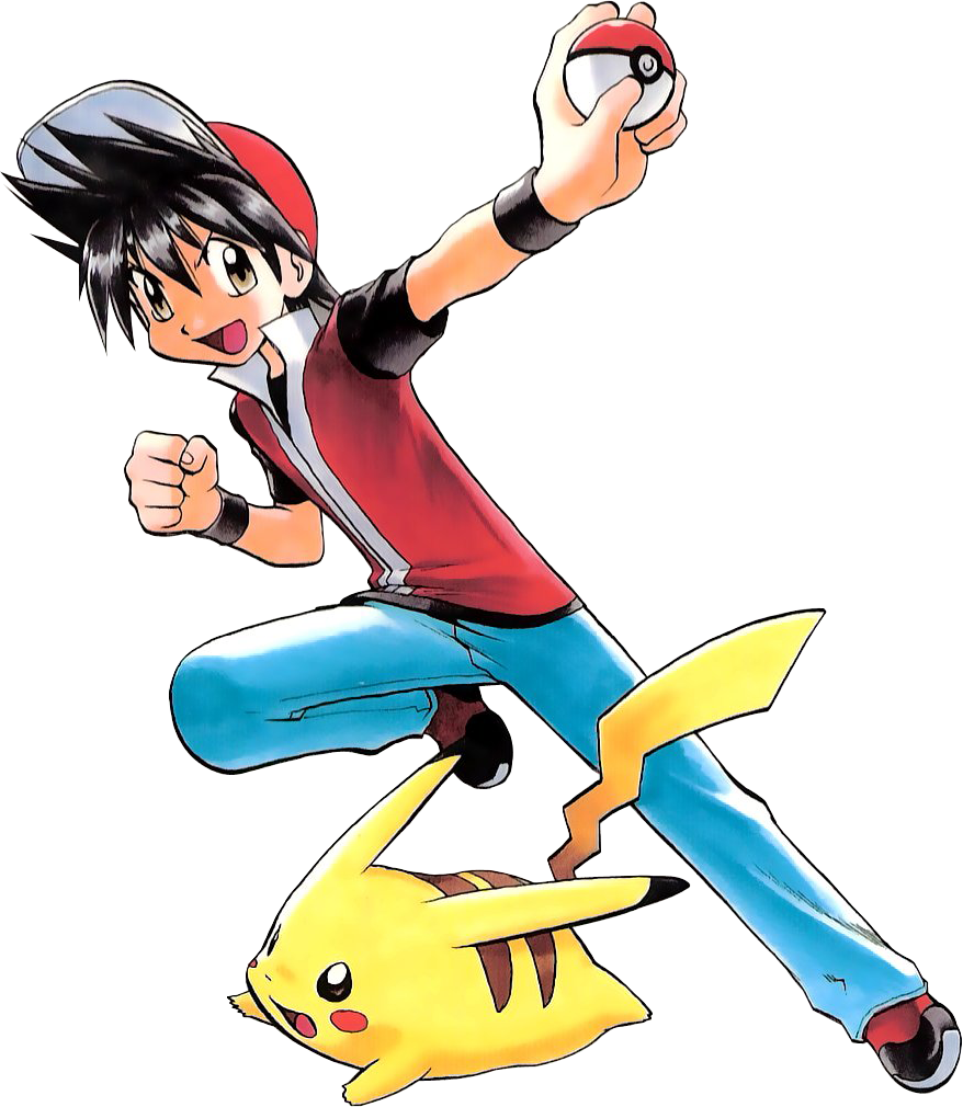 Red Adventures Art - Red Pokemon Adventures (878x1010)