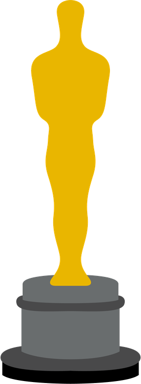 Cinema - Minus - Oscar Statue Clip Art (286x778)