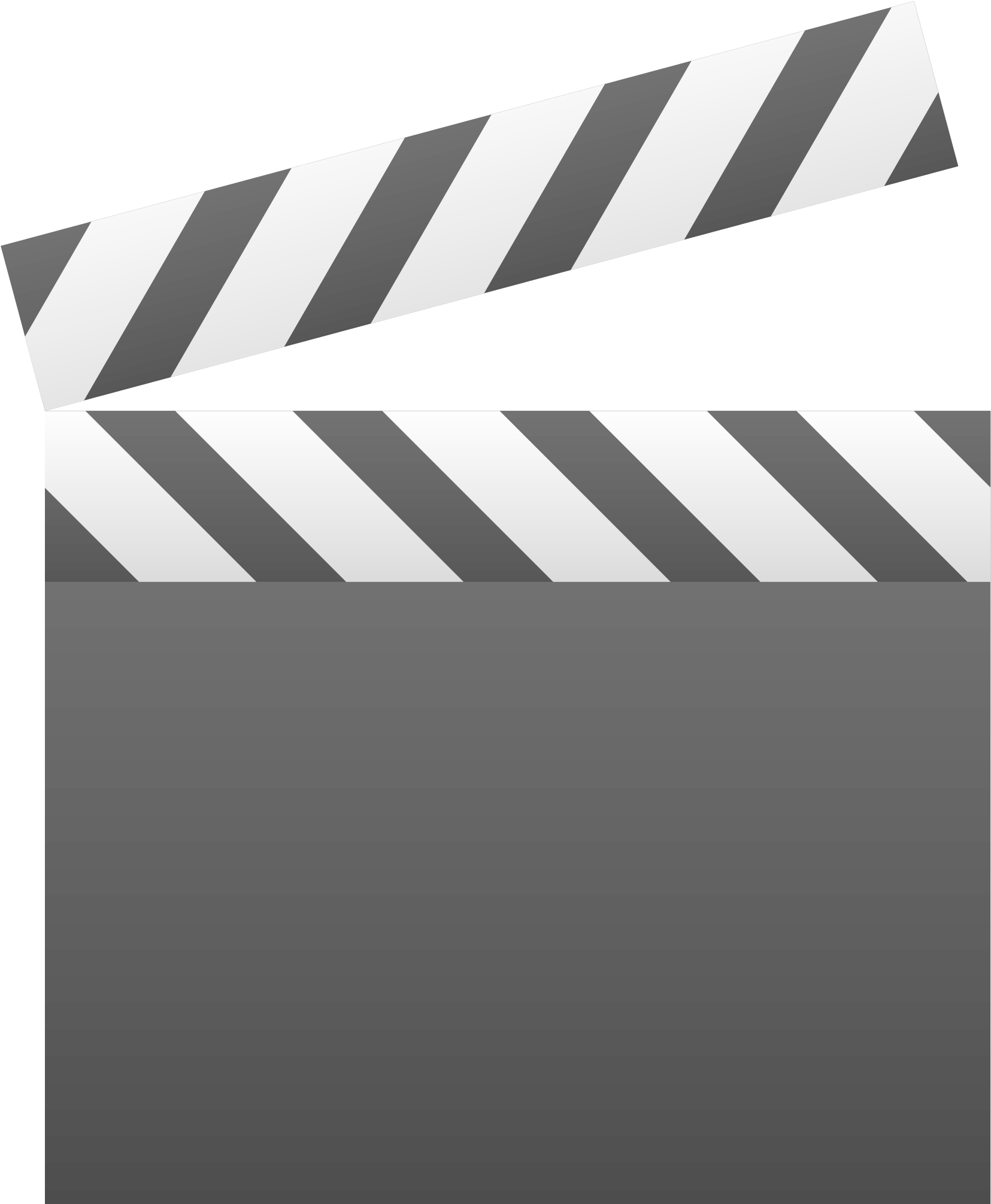 Drawing Clapboard Clipart - Video Clip Vector (2400x2400)