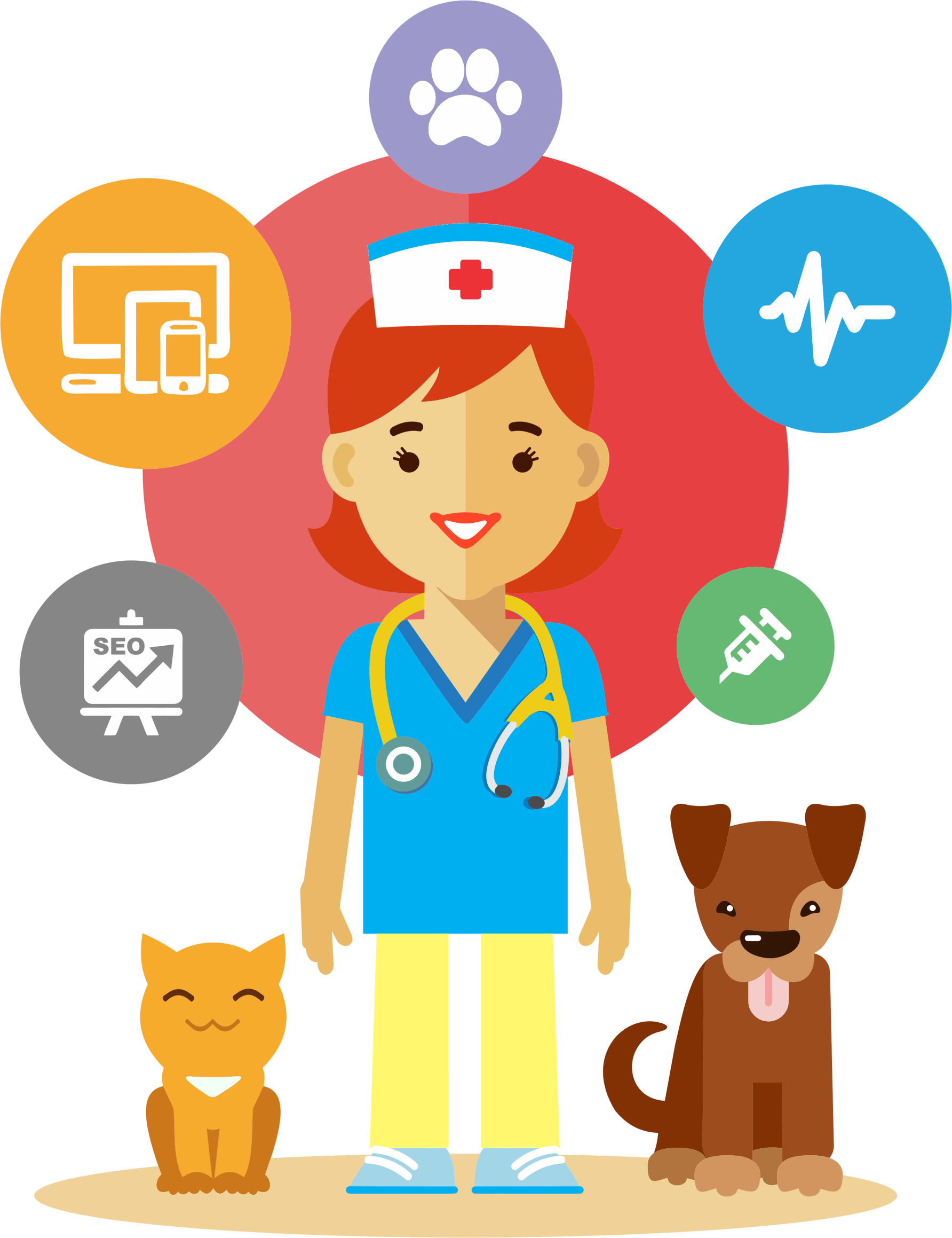 Royalty-free Veterinarian Clipart Illustration - Veterinarian Clipart (1784x2318)