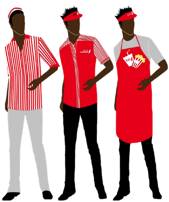 Modern Movie Worker Uniforms - Movie Theater (341x400)