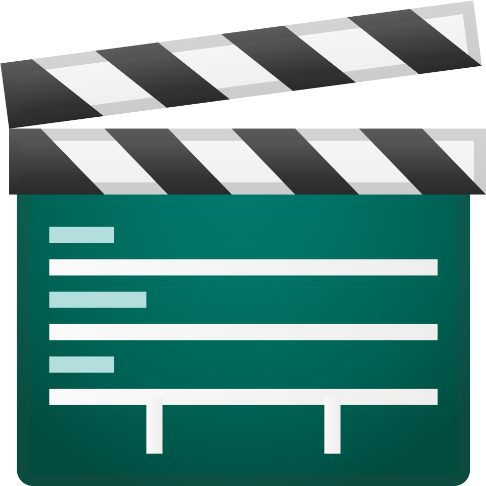 Clapper Board Icon - Emoji De Claquete (1024x1024)