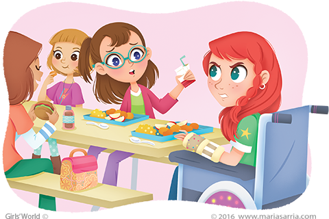 Spot Editorial That Accompanied A Story About Friendship - Cartoon (500x339)