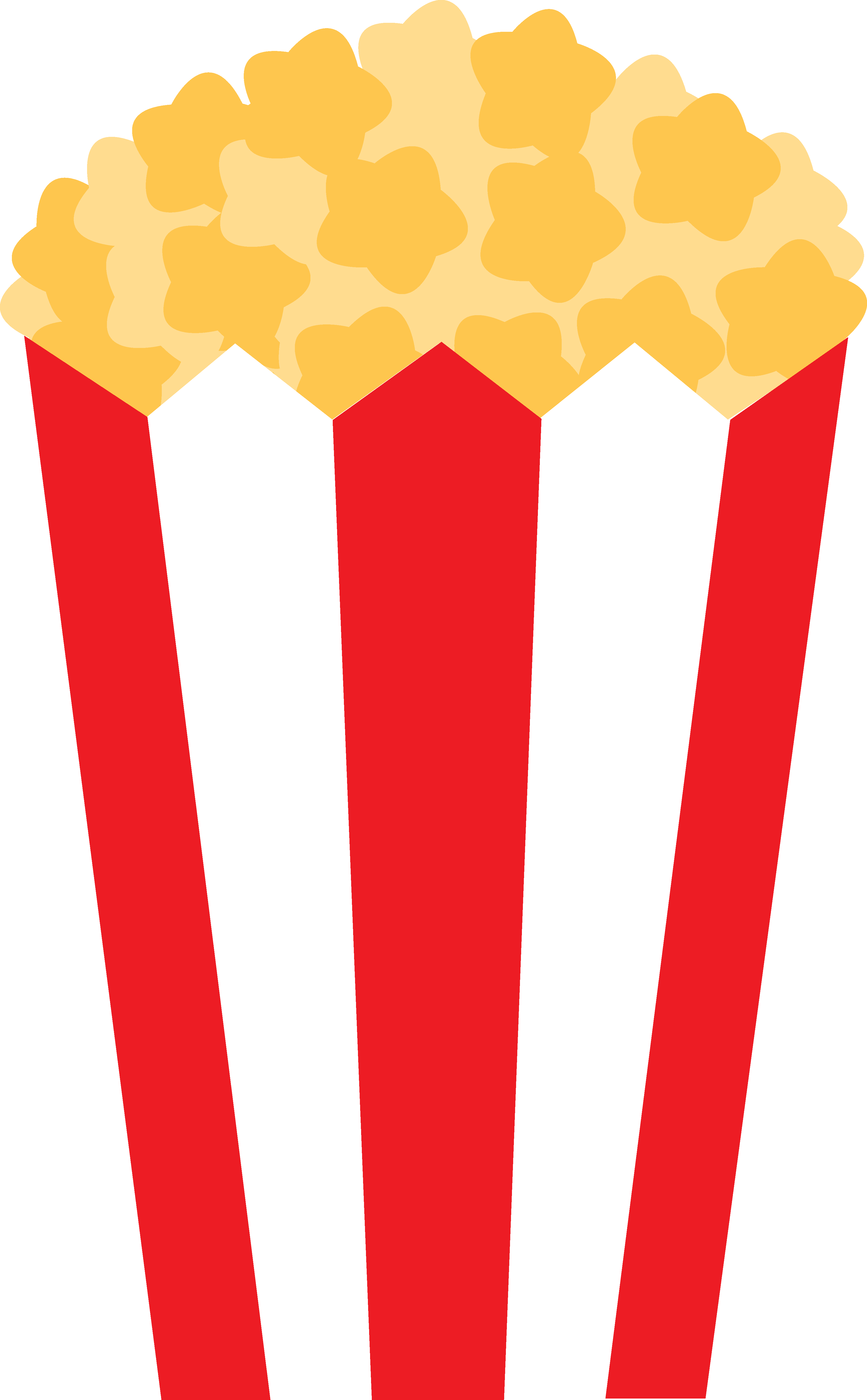 Movie Tickets And Popcorn Clipart - Popcorn Bag Clip Art (3575x5770)