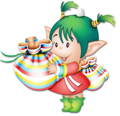 Bebes Imagenes, Gnomos, Duendes De Navidad, Repollo, - Cartoon (400x400)