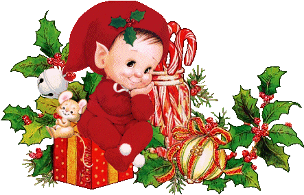 Duendes, Seres Mitológicos De La Navidad - Regali Natale Gif (464x300)