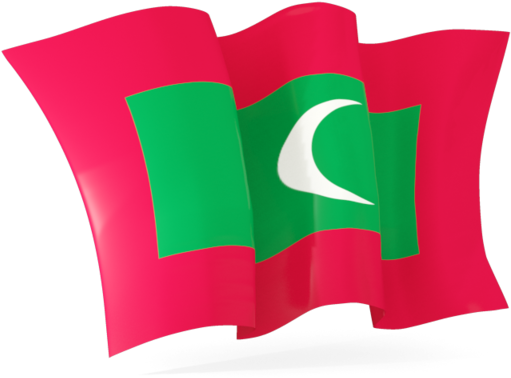 Illustration Of Flag Of Maldives - Maldives Flag Gif Png (640x480)